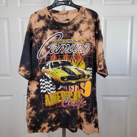 Classic 1969 Chevy Camaro Tie-dye T-Shirt Men's size 2XL - Picture 2 of 6